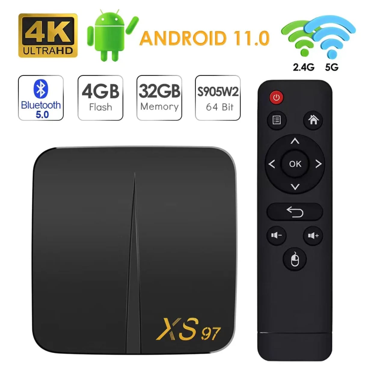 Android 11 TV Box sa 4GB RAM i 32GB memorije