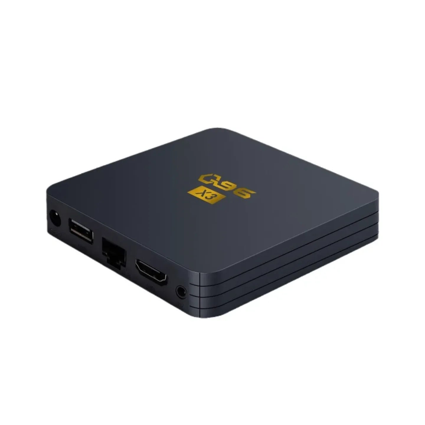 Android TV box G96 X3 bocna strana sa USB Ethernet i HDMI portovima