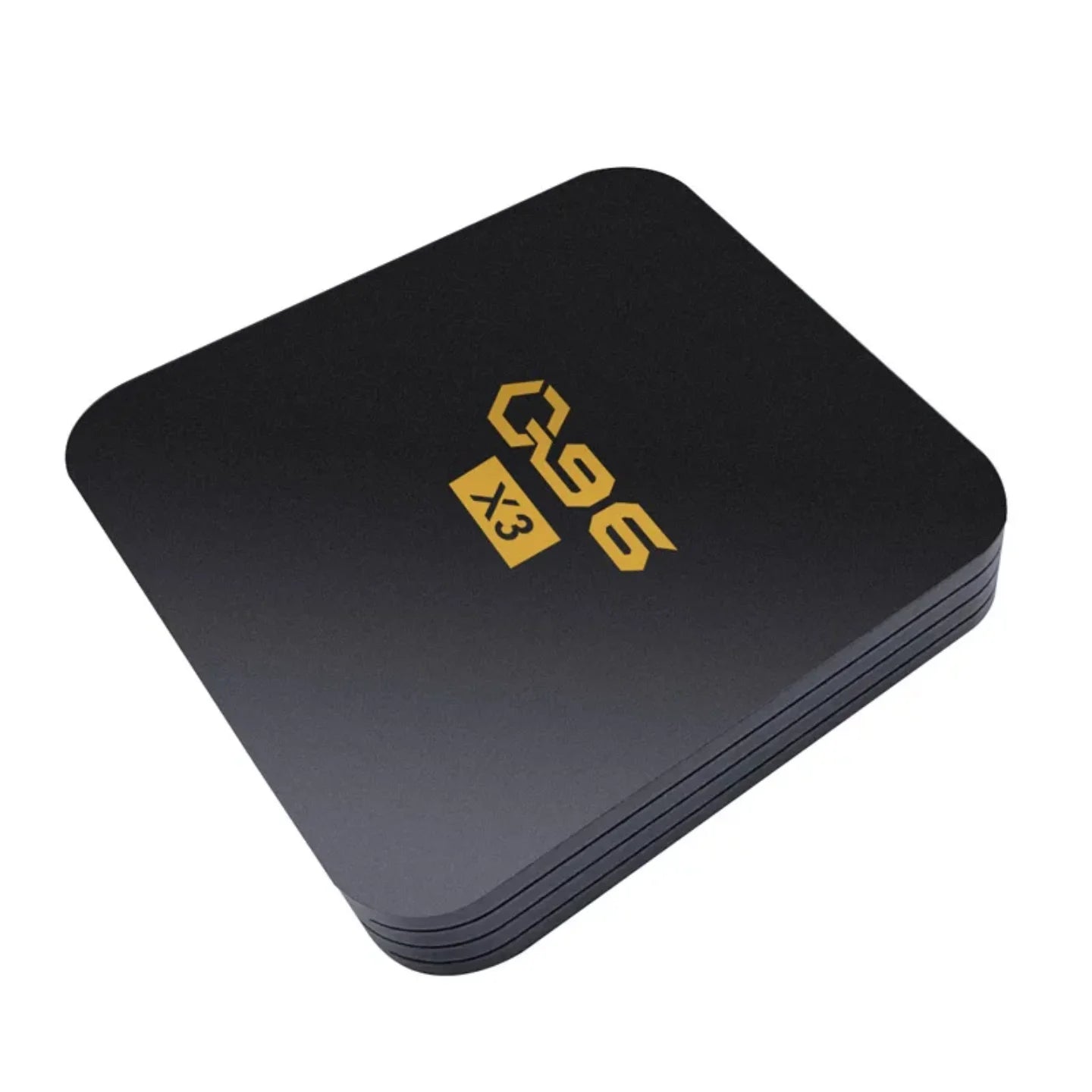 Gornji pogled na Android TV box G96 X3 crne boje
