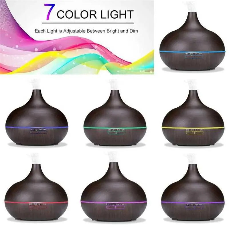 aroma difuzer led 7 boja ambijentalno svetlo ovlazivac vazduha dekoracija