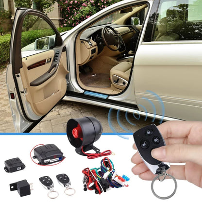 Auto alarm sistem sa daljinskim otkljucavanjem vrata i zvucnom sirenom za zastitu automobila od kradje.