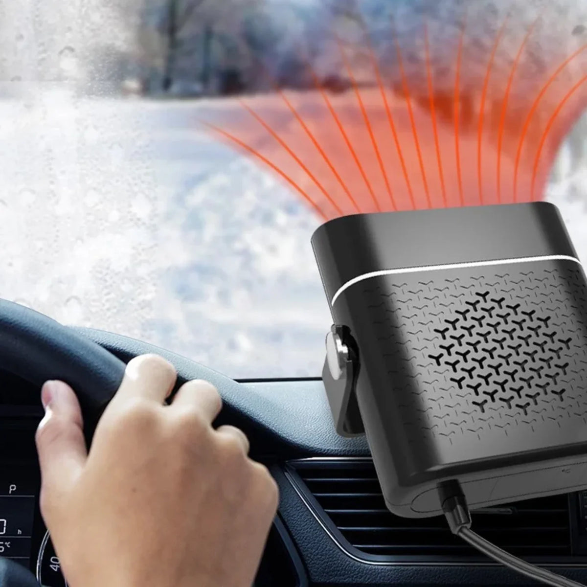 Auto grejalica odmagljuje zamagljenu soferku tokom voznje