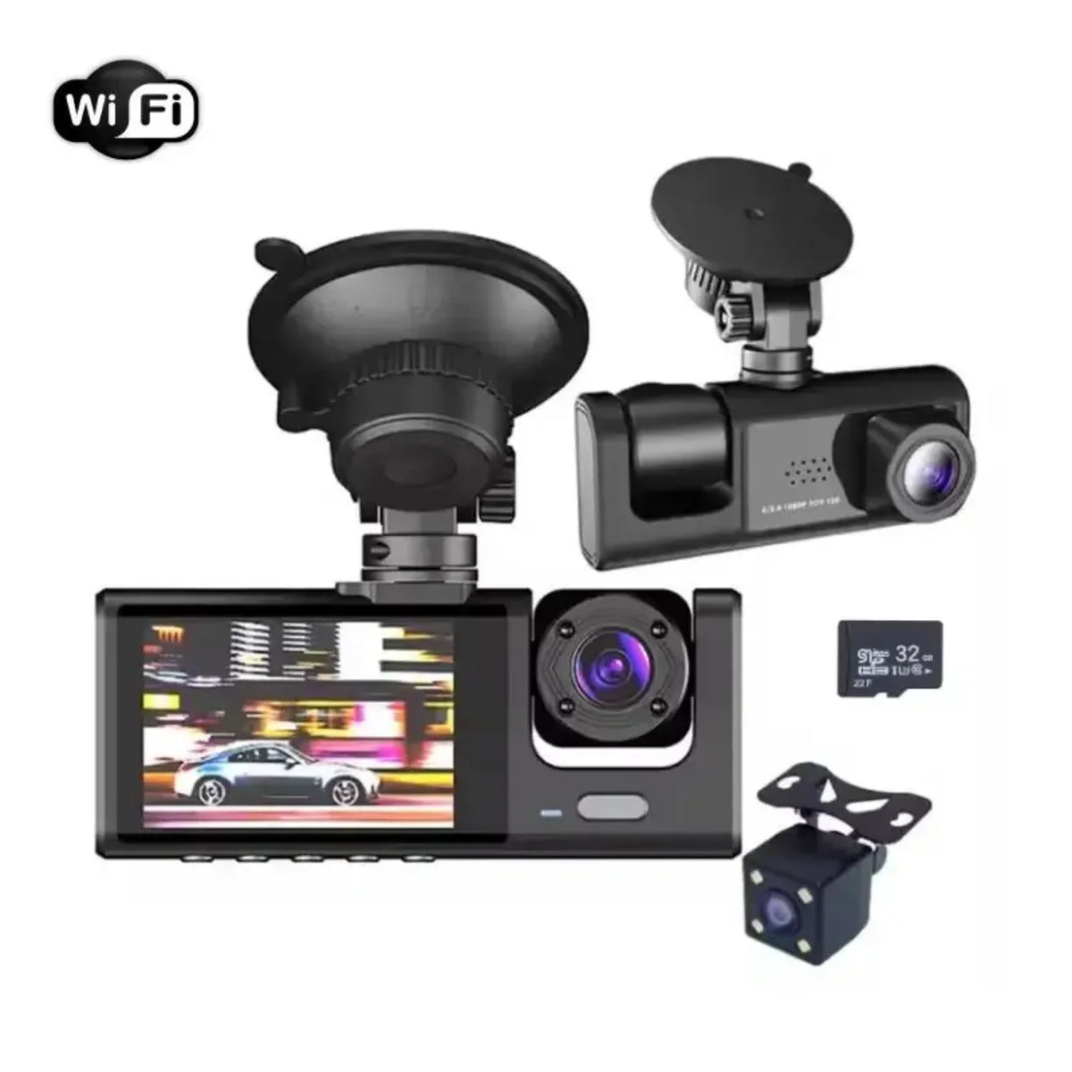 Auto kamera set sa prednjom i zadnjom kamerom full hd