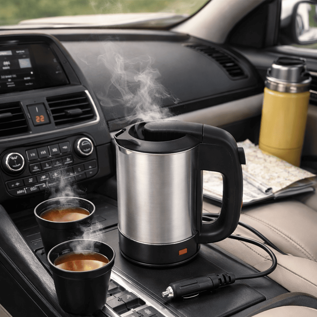 Auto kuvalo za vodu u automobilu povezano na 12V upaljac