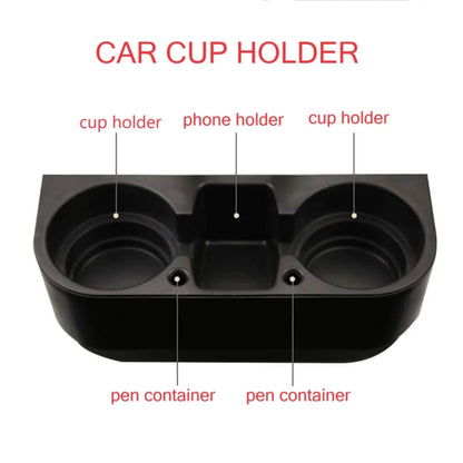 Auto organizator sa drzacem za dve case i drzacem za telefon