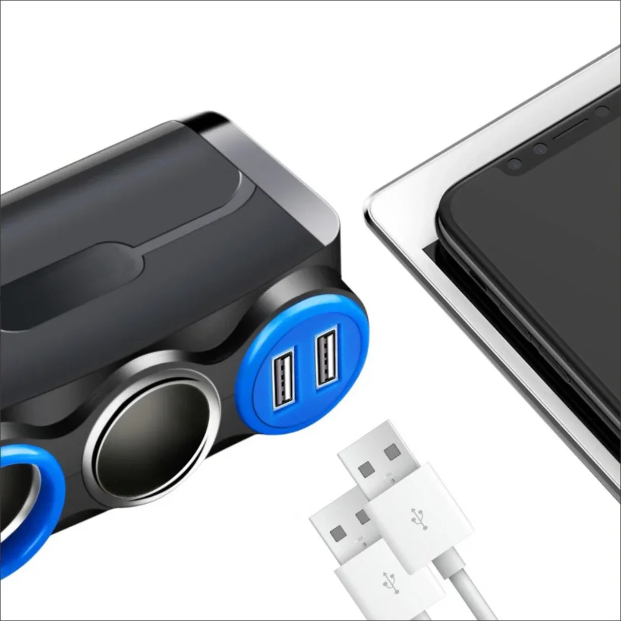 Auto razdelnik sa 2 USB porta za punjenje telefona