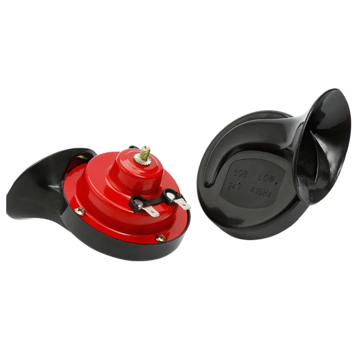 Crveno crna auto sirena tipa puz par sirena