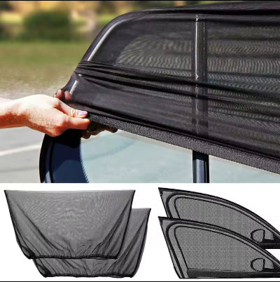 Mreza za prozor na automobilu efikasna zastita od sunca i komaraca laka za postavljanje i prilagodljiva za sve vrste kola.