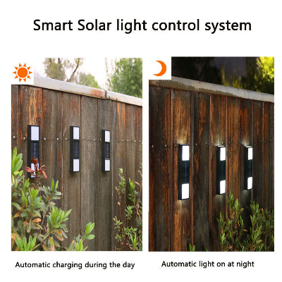 Solarna lampa za bastu i dvoriste, automatski se pali nocu, pogodna za ograde, zidove i staze.