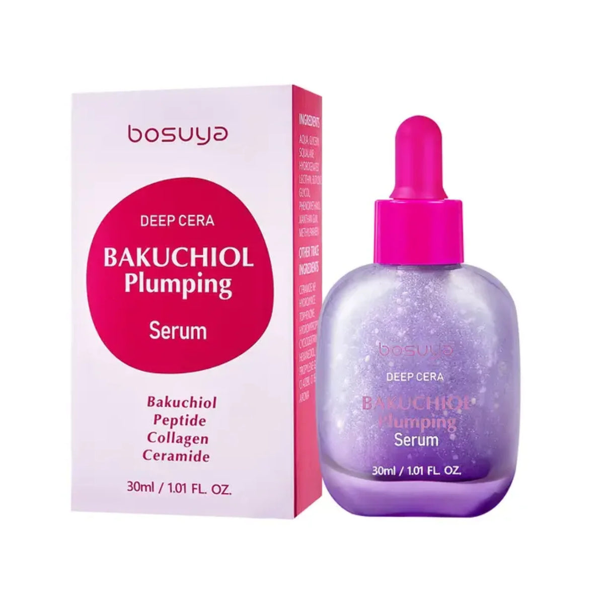bakuciol plumping serum za lice sa peptidima kolagenom i ceramidima 30 ml