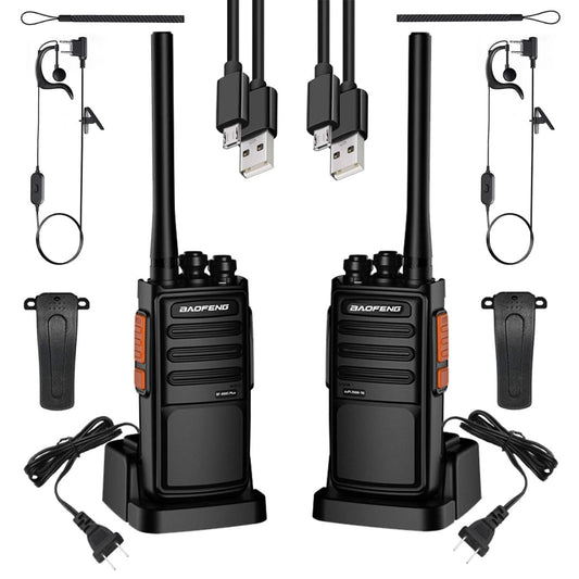 Baofeng BF-888S Plus walkie talkie set sa punjačima i slušalicama