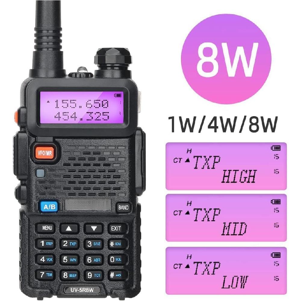 baofeng uv5r radio stanica podesavanje snage prenosa
