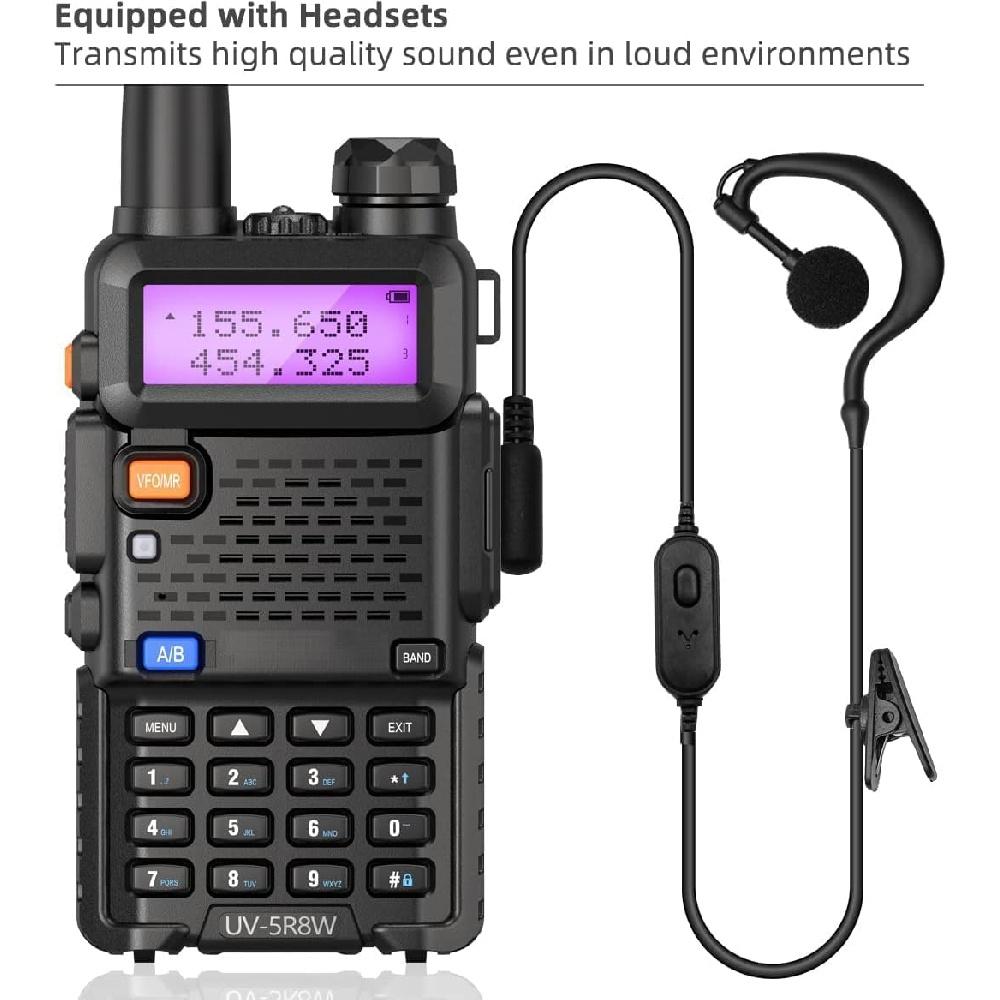 baofeng uv5r radio stanica sa slusalicom i mikrofonom