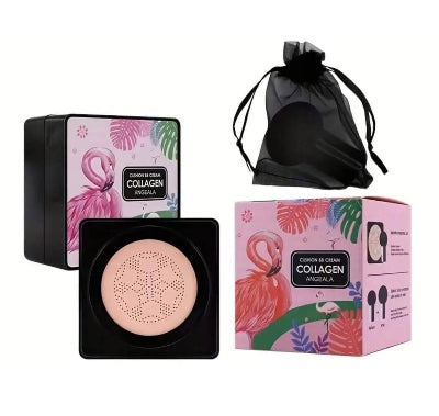 BB krema sa kolagenom u setu sa prakticnom torbicom. Savrseno za putovanja ili organizaciju sminke u neseseru.