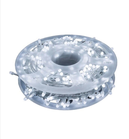 Kotur belih LED novogodisnjih lampica 50m