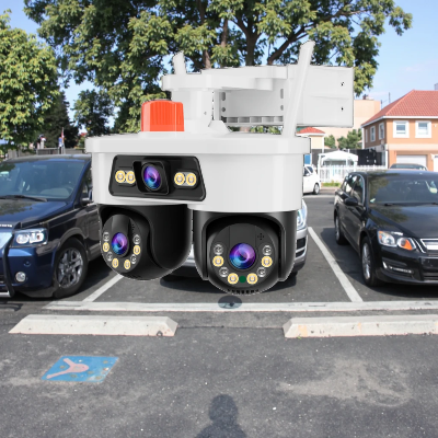 Premium bezicna kamera sa dva objektiva za video nadzor parkinga dvorista i okoline kuce 24 sata