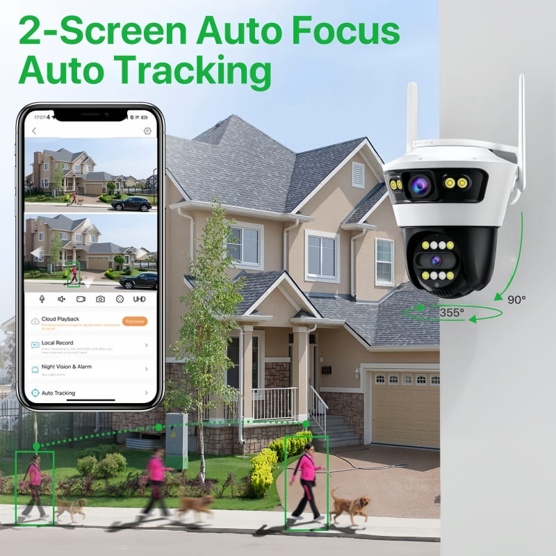 Bezicna PTZ kamera sa auto tracking funkcijom