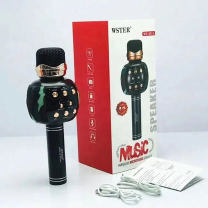Bezicni karaoke mikrofon sa kutijom, USB i audio kablom