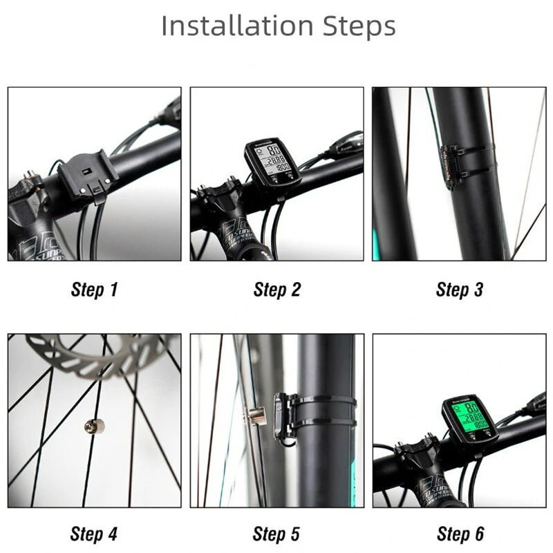 montaza biciklistickog digitalnog brzinomera korak po korak