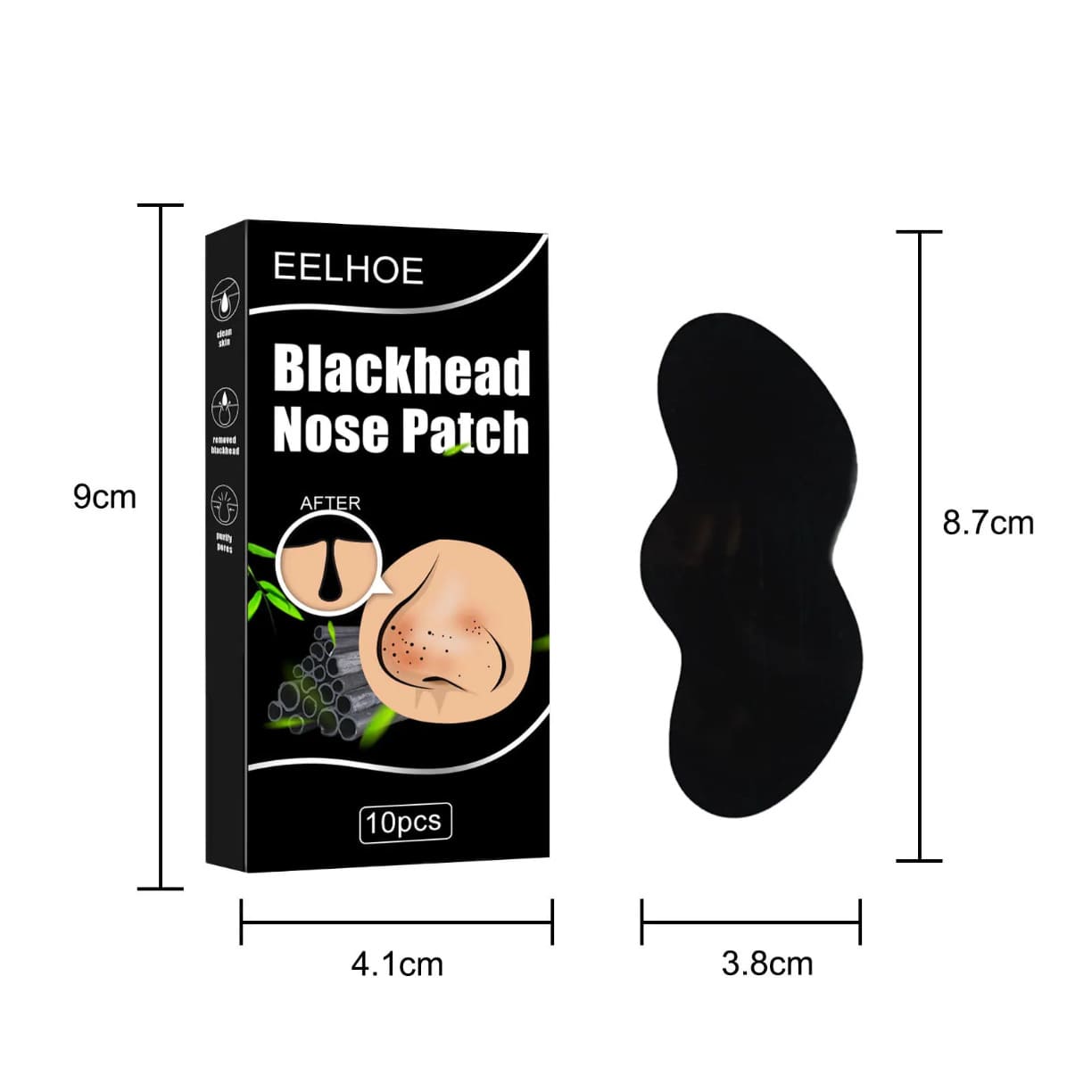 Blackhead nose patch sa aktivnim ugljem