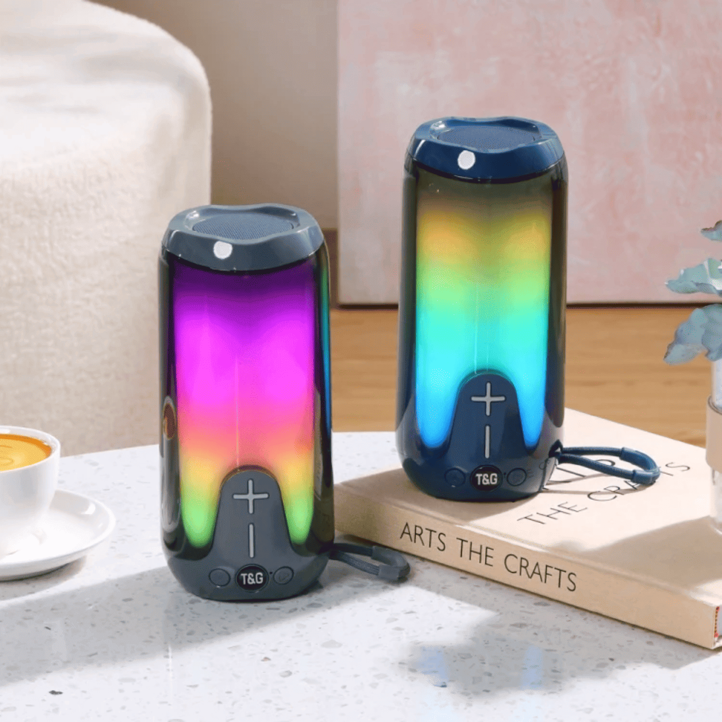 Bluetooth LED zvucnik sa RGB svetlom i bezicnim povezivanjem