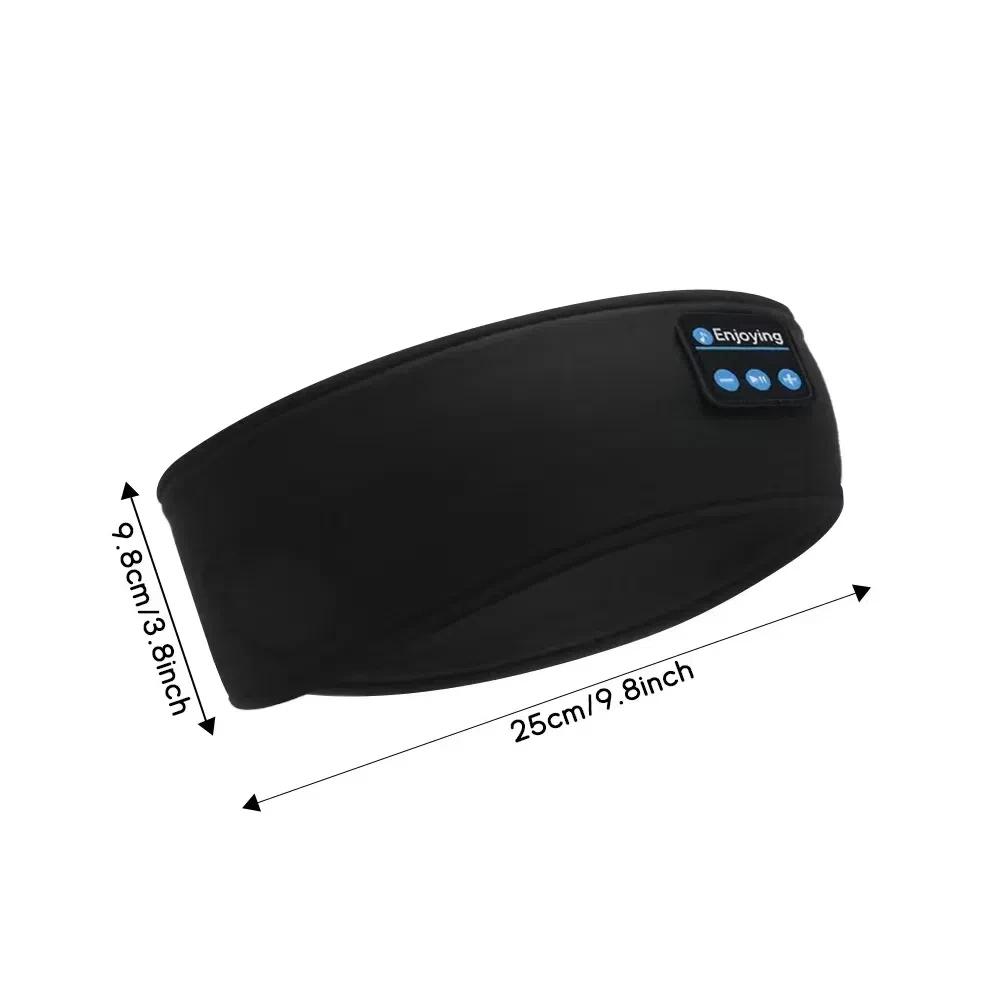 Bluetooth traka za spavanje sa slušalicama i prikazom dimenzija