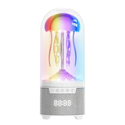 Bluetooth zvucnik meduza sa rgb LED svetlom i digitalnim satom