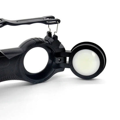 Detalj preklopne bocne LED glave kamperske lampe