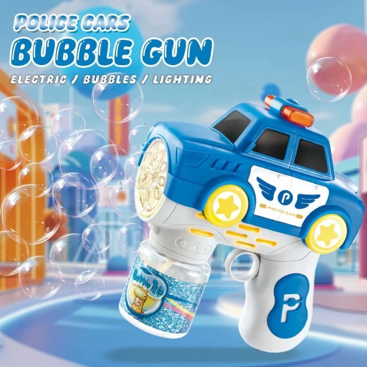Bubble gun sa mehurićima i LED svetlima