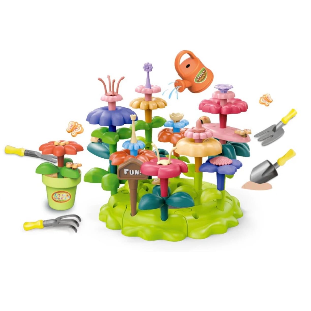 Build Garden edukativni set za sklapanje cveća za decu