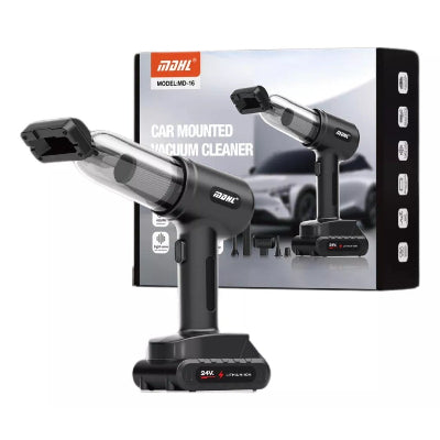 Mahle JB-16 prenosni usisivac za automobil. Snazan, bezicni usisivac za dubinsko ciscenje enterijera vozila. Lako se puni.