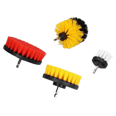 Razlicite cetke za busilicu velicine i boje za ciscenje raznih povrsina i tesko dostupnih uglova