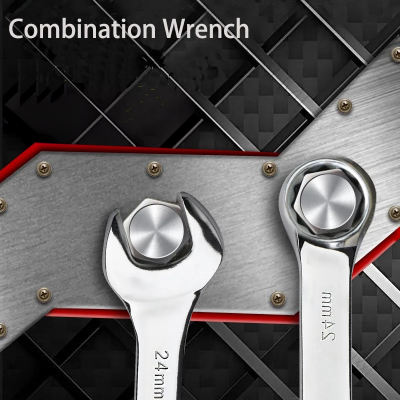 Kombinovani kljuc nasadni i okasti precizan spoj za snazno pritezanje i otpustanje srafova celicni alat velicina 22mm za profi majstora