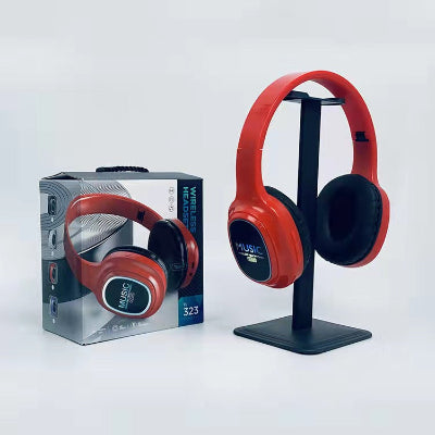 moderne crvene bluetooth slusalice sa dubokim basom za kristalno cist zvuk za sve uredjaje