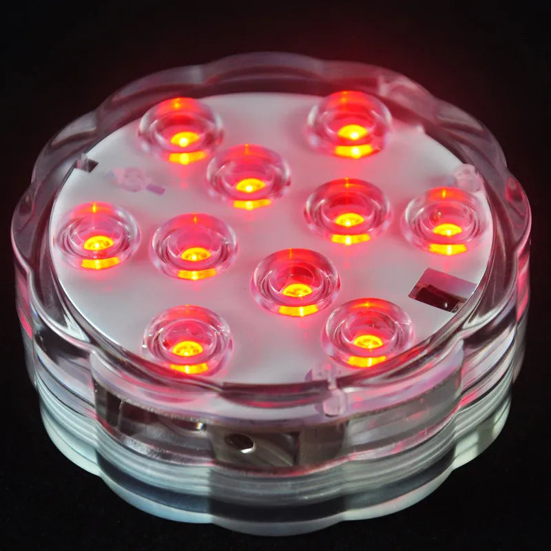 Crveno RGB LED podvodno svetlo sa 10 dioda