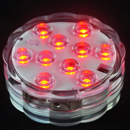 Crveno RGB LED podvodno svetlo sa 10 dioda