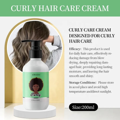 Curly hair care cream bocica sa opisom efikasnosti i velicine 200 ml