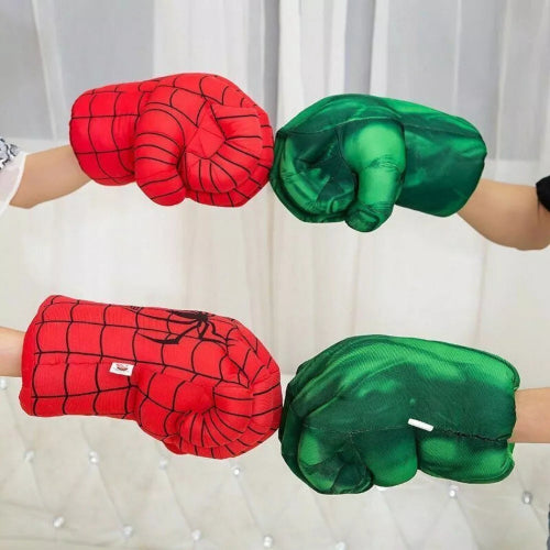 Par Hulk i Spajdermen rukavica za decu, igracke superheroji, maskenbal kostim, poklon za decake.