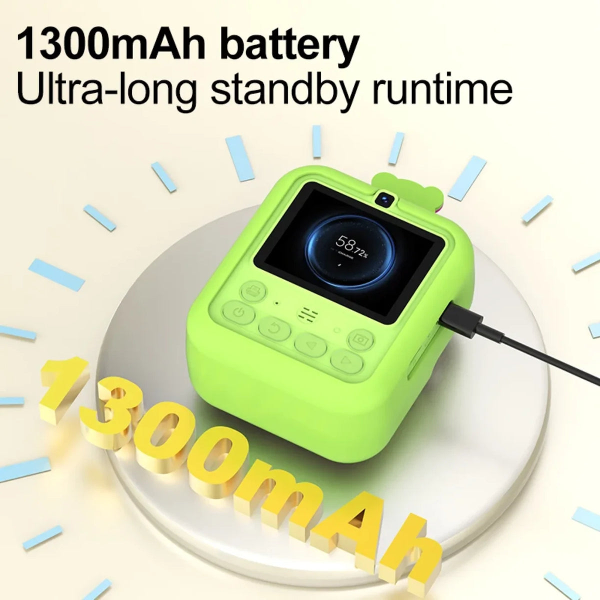 Decja kamera sa stampacem sa baterijom 1300mAh