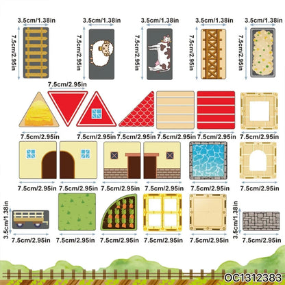 dimenzije i oblici delova magnetnog konstruktora farma