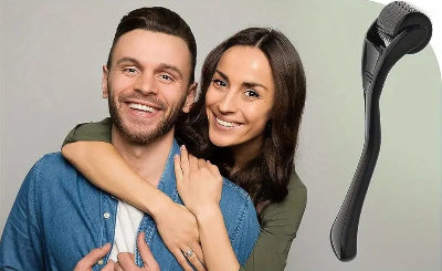 Dermaroler za muskarce i zene. Zajednicka nega koze lica i brade, za celo domacinstvo.