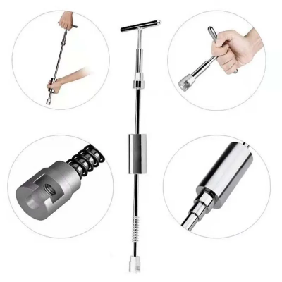 Detaljan prikaz mehanizma i glave profesionalnog PDR slajd cekica za efikasno izvlacenje ulubljenja na vozilu