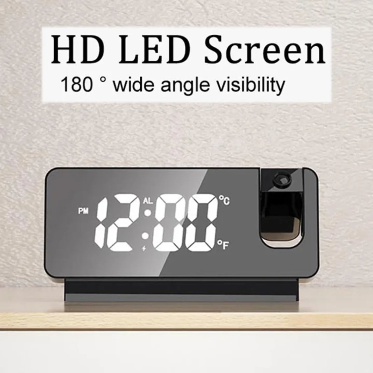 Digitalni budilnik sa HD LED ekranom i sirokim uglom vidljivosti