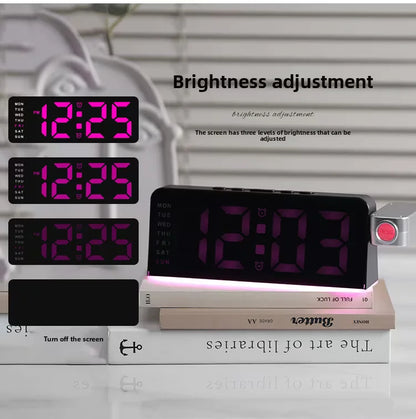 Digitalni budilnik sa tri nivoa osvetljenja LED ekrana