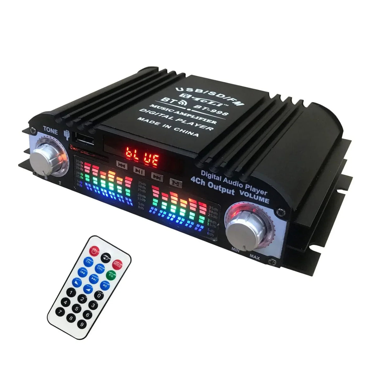 Digitalno pojacalo BT-998 sa bluetooth vezom i daljinskim upravljacem