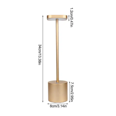dimenzije bezicne lampe visina sirina prenosna punjiva elegantna minimalizam