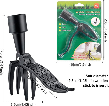 Dimenzije glave za uklanjanje korova sirina otvora za drsku i duzina metalnih kandzi za duboko prodiranje