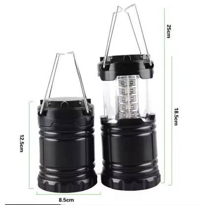 dimenzije sklopive kamperske led lampe u centimetrima