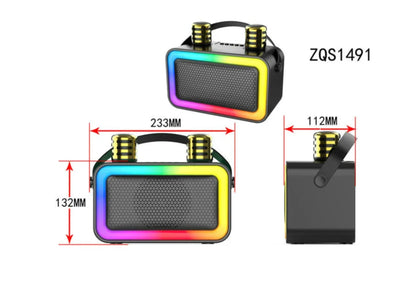 Dimenzije karaoke bluetooth zvucnika model ZQS1491