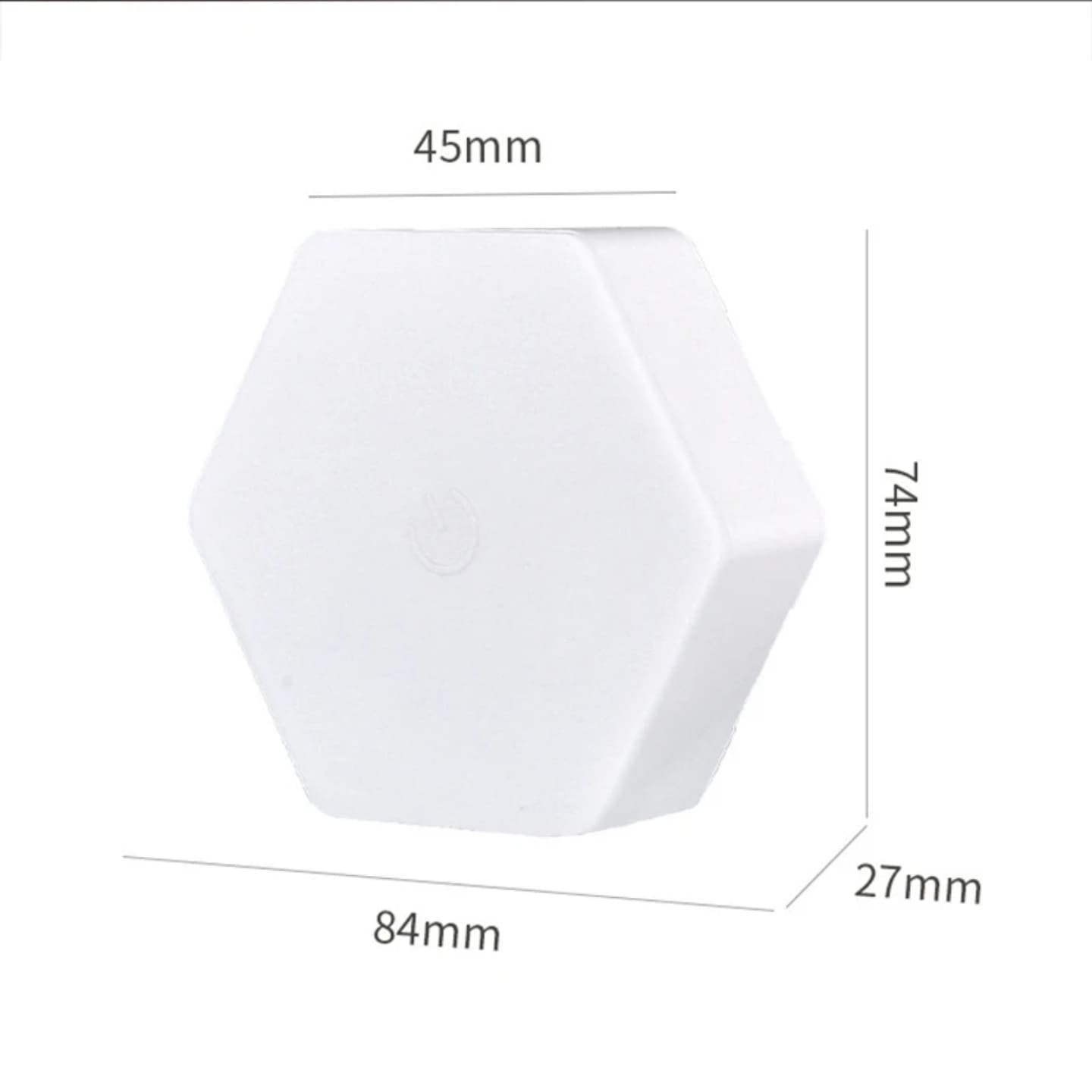 Dimenzije heksagonalnog LED zidnog panela
